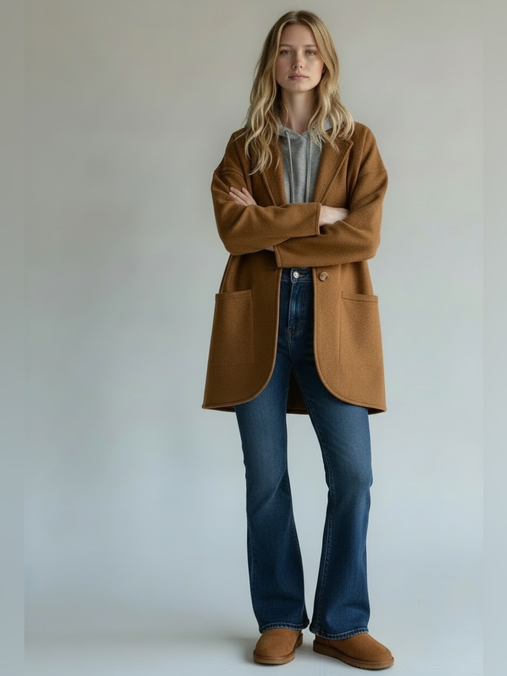 Madewell Seville 100% Merino Wool Sweater Jacket. Size Small.